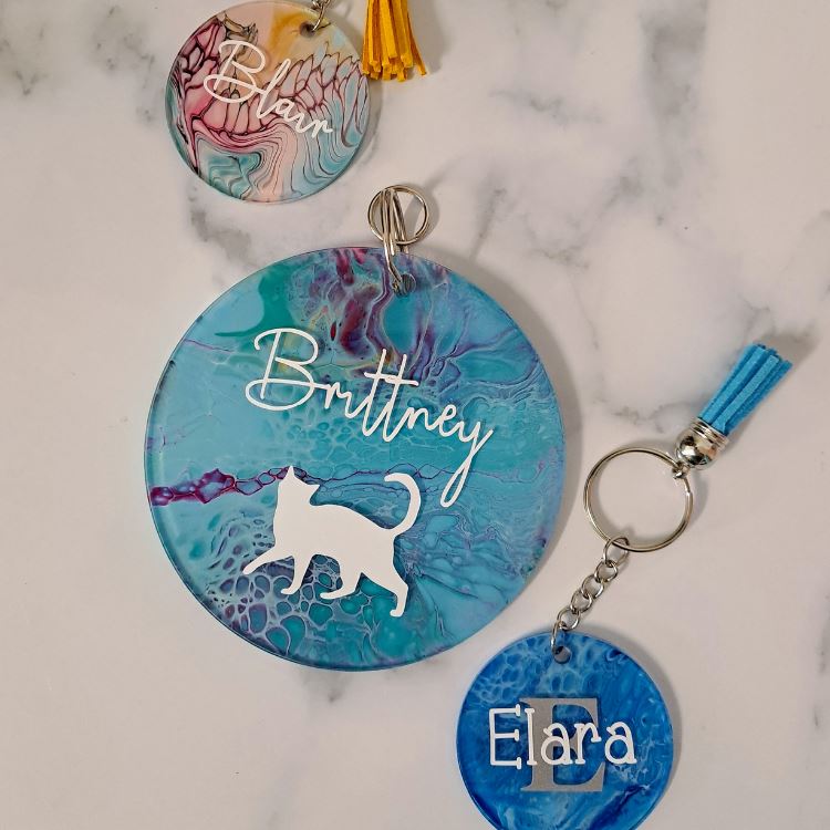 Bag Tag with Personalised Name – Lilly Loves Gifts