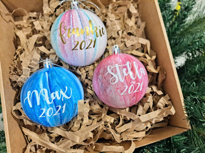 Personalised Christmas Baubles