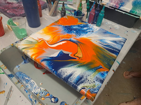 Canvas Creations 'Dutch Pour' Workshop