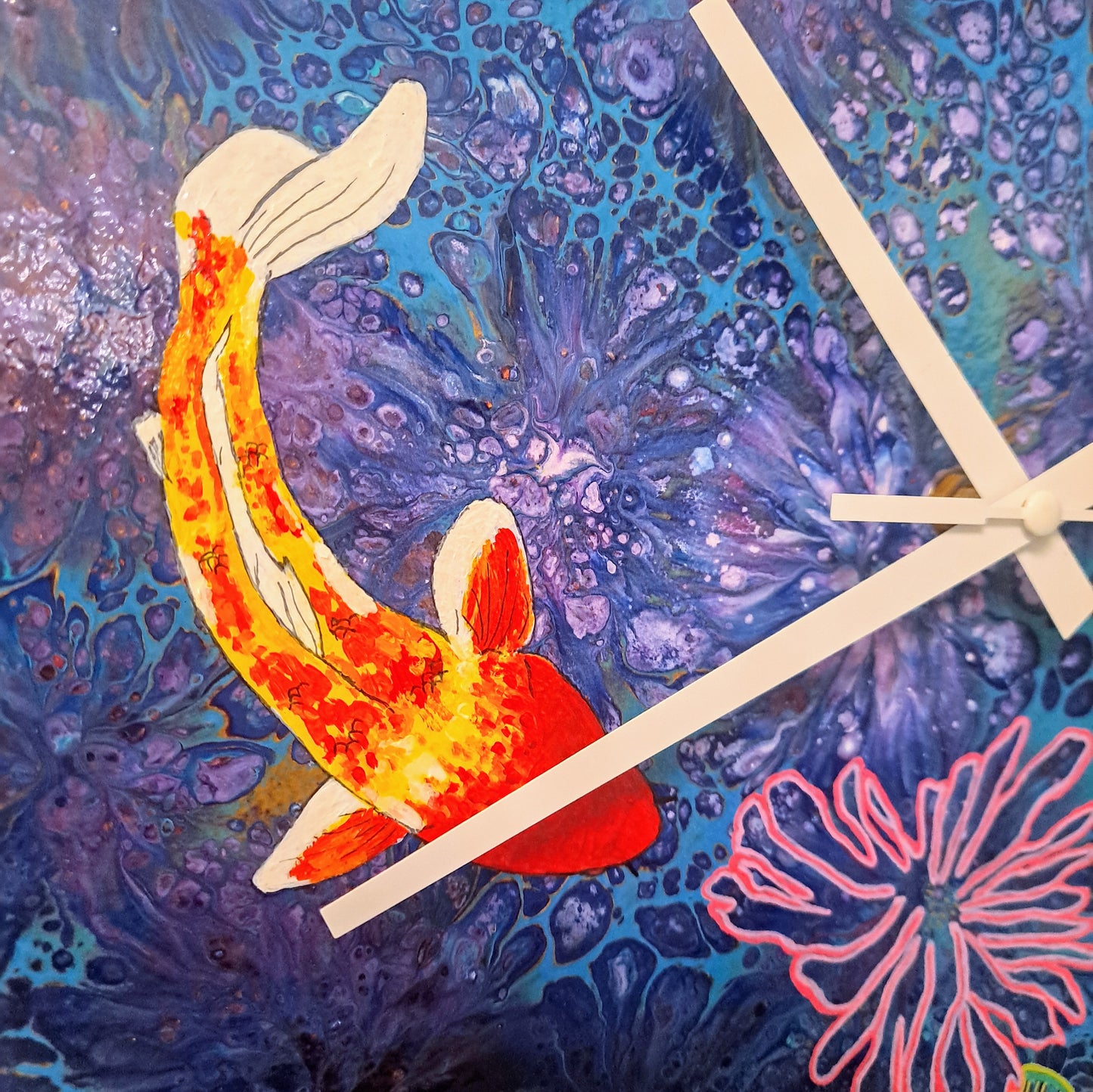 Koi Pond - 40cm Clock