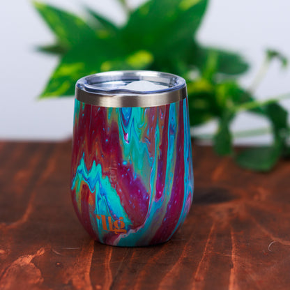 Wine and Drink Tumbler with Slide Lid