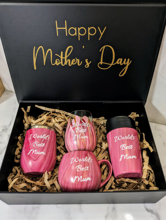 Home and Roam 4 Piece Drinkware Gift Set - Mother's Day Edition