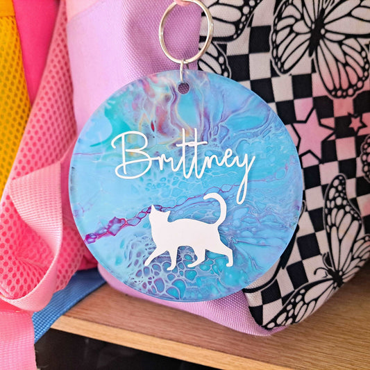 Bag Tag with Personalised Name Lilly Loves Gifts 