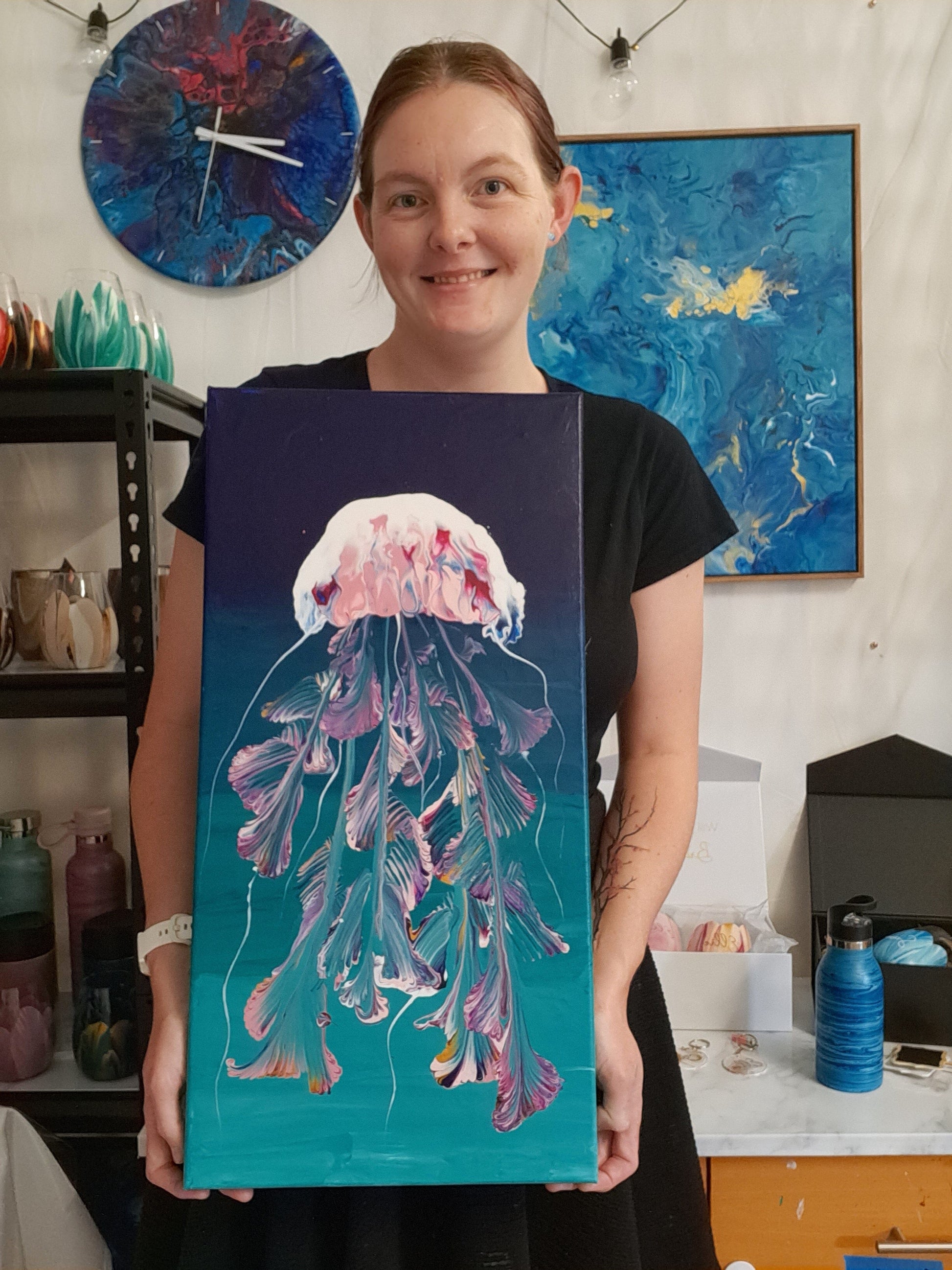 Canvas Creations "Mesmerising Jellyfish" Lilly Loves Gifts 